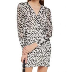 Maje Ribane Zebra Print dress, NWT, 34